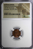 ROMAN Constans AD 337-350 AE4 BI Nummus / Army Soldiers NGC (162)