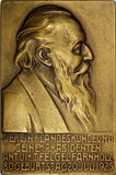 AUSTRIA Medal Bronze Plaque 1925 by L.Hujer.Anton Viktor Felgel-Farnholz 45x68mm