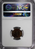 Germany - Empire Wilhelm II Copper 1900-A 1 Pfennig NGC MS63 BN KM# 10 (190)