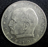 Germany-Federal Republic Max Planck Copper-Nickel 1962 J 2 Mark KM# 116 (23 706)