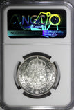 Sweden Gustav V Silver 1922 W 2 Kronor Mintage-201,821 NGC MS63 KM# 787 (033)