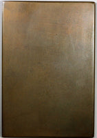 AUSTRIA Bronze Medal Plaque 1908 by Bachmann. Dr. Anton Mayer historian  48x71mm