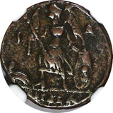 Roman Constantinian AD 330-340 AE3/4 NUMMUS NGC Rev.Constantinopolis/Victory (1)