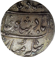 India-Independent Kingdoms MARATHA CONFEDERACY Silver 118x 16 Rupee AU KM251(6)