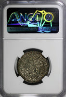 Germany Saxe-Meissen Friedrich & Wilhelm (1451-56) 1 GROSCHEN NGC AU58 TOP GRADE