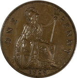 Great Britain George V Bronze 1929 1 Penny  KM# 838 (17 128)