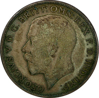 Great Britain George V Silver 1921 Florin KM# 817a (20 939)