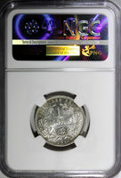 Germany - Empire Wilhelm II Silver 1910 D 1 Mark NGC MS62 Munich Mint KM# 14(12)