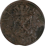 SWEDEN Adolf Frederick Copper 1767 2 Ore, S.M. Low Mintage-467,000 KM#461 (300)