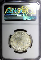 Germany - Third Reich Silver 1939 B 5 Reichsmark 29mm NGC MS62 KM# 94 (023)