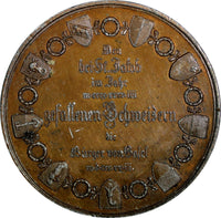 RELIGIOUS BRONZE MEDAL 52mm Heavy