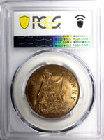 GREAT BRITAIN George V Bronze 1936 1 Penny PCGS MS65 RB RED NICE KM# 838 (8)