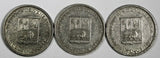 Venezuela LOT OF 3 COINS 1965 50 Centimos Royal Mint, London Y# 41 (18 065)