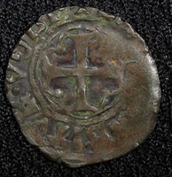 France Dombes Pierre II of Bourbon (1482-1503) 1 Denier Divo Dombe# 23 (465)