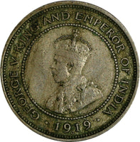 Jamaica George V Copper-nickel 1919 C Farthing Mintage-401,000 KM# 24 (18 621)