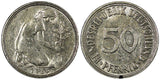 Germany - Federal Republic Copper-Nickel  1969 D 50 Pfennig KM# 109.1   (21 447)