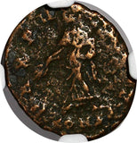 Roman Helena  Augusta AD 324-­328/30 AE4 Nummus House of Constantine NGC (003)