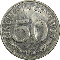 Bolivia 1974 50 Centavos Germany Mint 24mm KM# 190 ( 21 979)