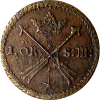 Sweden CARL XI 1677 Ore, S.M. NGC AU53 BN TOP GRADED ! OVERSIZE SLAB KM#264a (1)