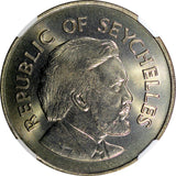 Seychelles 1976 10 Rupees Independence NGC  MS67 GEM BU TOP GRADED KM# 28 (011)