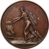 FRANCE BRONZE 1814 MEDAL 1814 Louis XVIII Peace of the World  40mm 36,35 g.(802)
