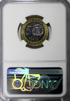 Dominican Rep.Sánchez 2010 5 Pesos Magnetic NGC MS67 Poland TOP GRADED KM#89(4)