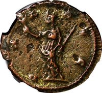 Romano-Gallic Bi Double Denarius Victorinus AD 269-271 Goddess Peace NGC (048)