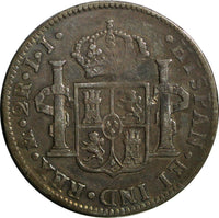 Mexico SPANISH COLONY Ferdinand VII Silver 1816 Mo JJ 2 Reales KM# 93