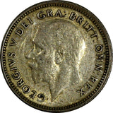 Great Britain George V (1910-1936) Silver 1926 6 Pence KM# 828 (15 384)