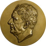 GERMANY BRONZE MEDAL 1905 by Max Klein Friedrich Haase DRAMATIST, ACTOR 55,5mm