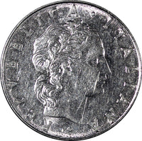Italy Stainless Steel 1978 50 Lire 24.8 mm KM# 95.1 (21 624)