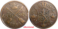 SWEDEN COPPER Adolf Frederick 1764 2 Ore,S.M  BROWN  KM#461 (2370)