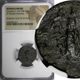 ROMAN Claudius II AD 268-270 BI Double-Denarius /Fides Trust Standard NGC (031)