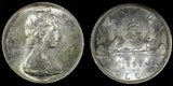CANADA Elizabeth II Silver 1966 $1.00 Dollar  UNC KM# 64.1 (22 781)