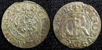 LIVONIA Riga CARL XI of Sweden Silver 1662 Solidus  KM#55 (23 106)