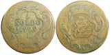 Italian States GORIZIA  Francis II Copper 1799 F  1 Soldo Hall,Tyrol KM# 35 (5)
