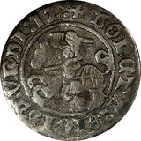 Poland-Lithuania Sigismund I Silver 1512 1/2 Groschen Vilnius Mint Klimek-39 (1)