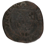 Liege Liard of Ernest of Bavaria (1581-1612) ND 1/2 Liard SCARCE TYPE  (10 551)