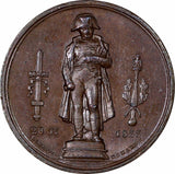 FRANCE Bronze 1833 Medal Re-installation of Napoleon´s Statue UNC Sch-1592 (277)