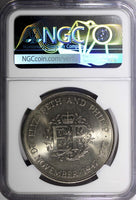 Great Britain 1972 25 New Pence Silver Royal Wedding NGC MS65 KM# 917 (022)