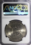 Great Britain 1972 25 New Pence Silver Royal Wedding NGC MS65 KM# 917 (022)