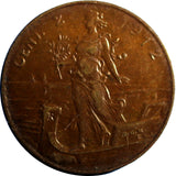 Italy Vittorio Emanuele III Bronze 1912 R 2 Centesimi SCARCE DATE KM# 41 (6793)