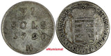 Luxembourg Leopold II Silver 1790 H 6 Sols 1 YEAR TYPE Gunzburg mint KM# 17 (67)