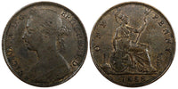 Great Britain Victoria (1837-1901) 1888 1 Penny Toned KM# 755 (20 573)