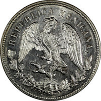 Mexico SECOND REPUBLIC Silver 1903 CN FV Peso SCARCE DATE KM# 409 (19 238)