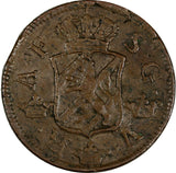 SWEDEN Adolf Frederick (1751-1771) Copper 1766 S.M.2 Ore 33.7 mm KM# 461(17 111)