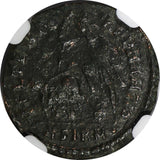 ROMAN Gallus Half Centenionalis AD 351-354 /BATTLE Soldier Horse man NGC.(122)