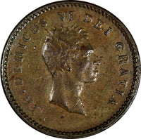 Denmark Frederik VI Copper 1810 IC 2 Skilling 2 YEARS TYPE ch.XF KM# 670 (579)