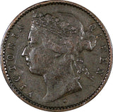 Mauritius Victoria (1837-1901) Bronze 1890 H 1 Cent Heaton's Mint KM# 7 (21 145)
