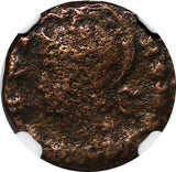 ROMAN Constantinian Dynasty AE3/4 Nummus AD 330-340 / She-Wolf &Twins NGC (113)